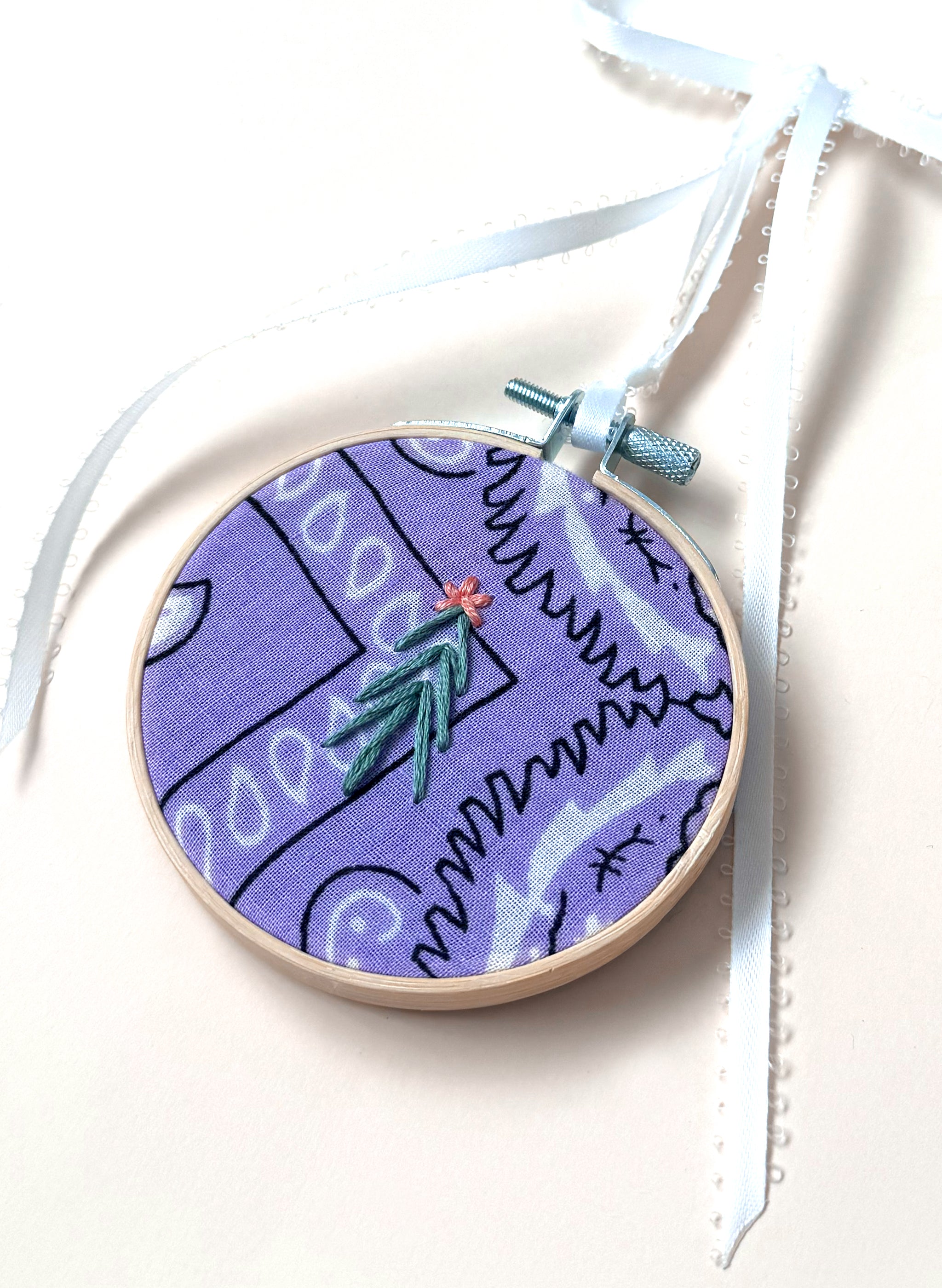 Holiday Tree Upcycled Ornament