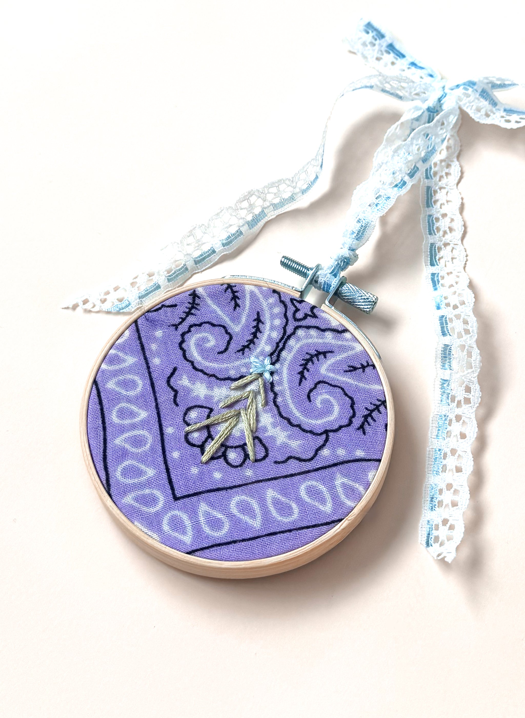 Holiday Tree Upcycled Ornament