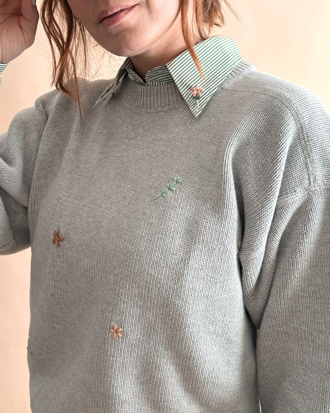 Wildflower Crewneck Sweater - M