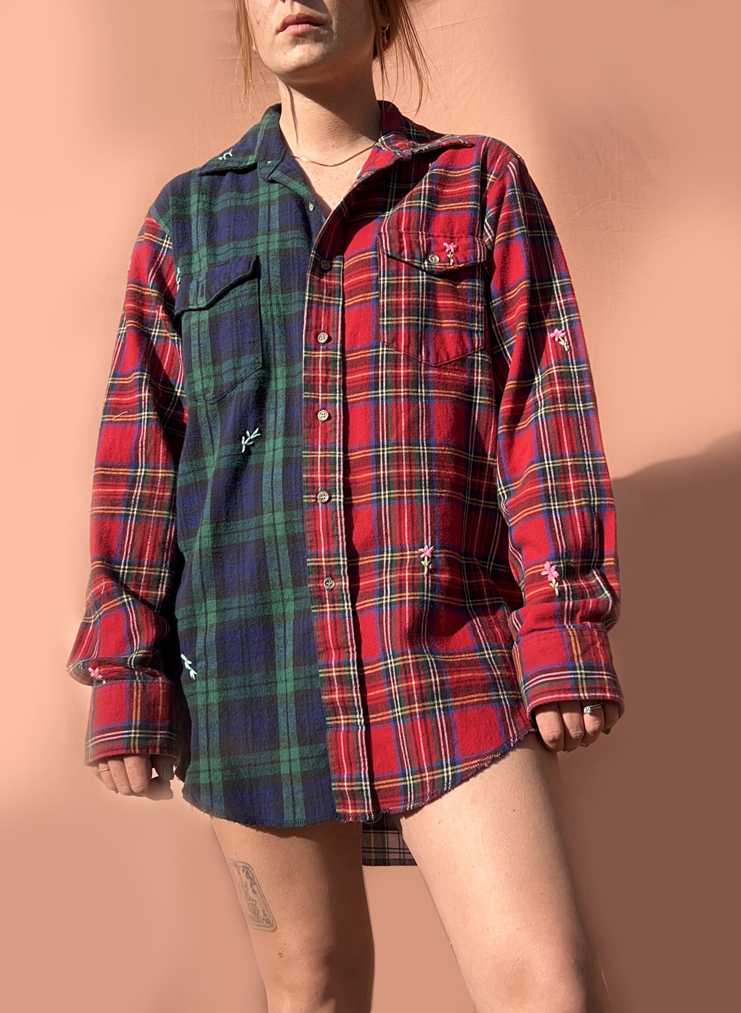 Wrangler Mixed Plaid Flannel