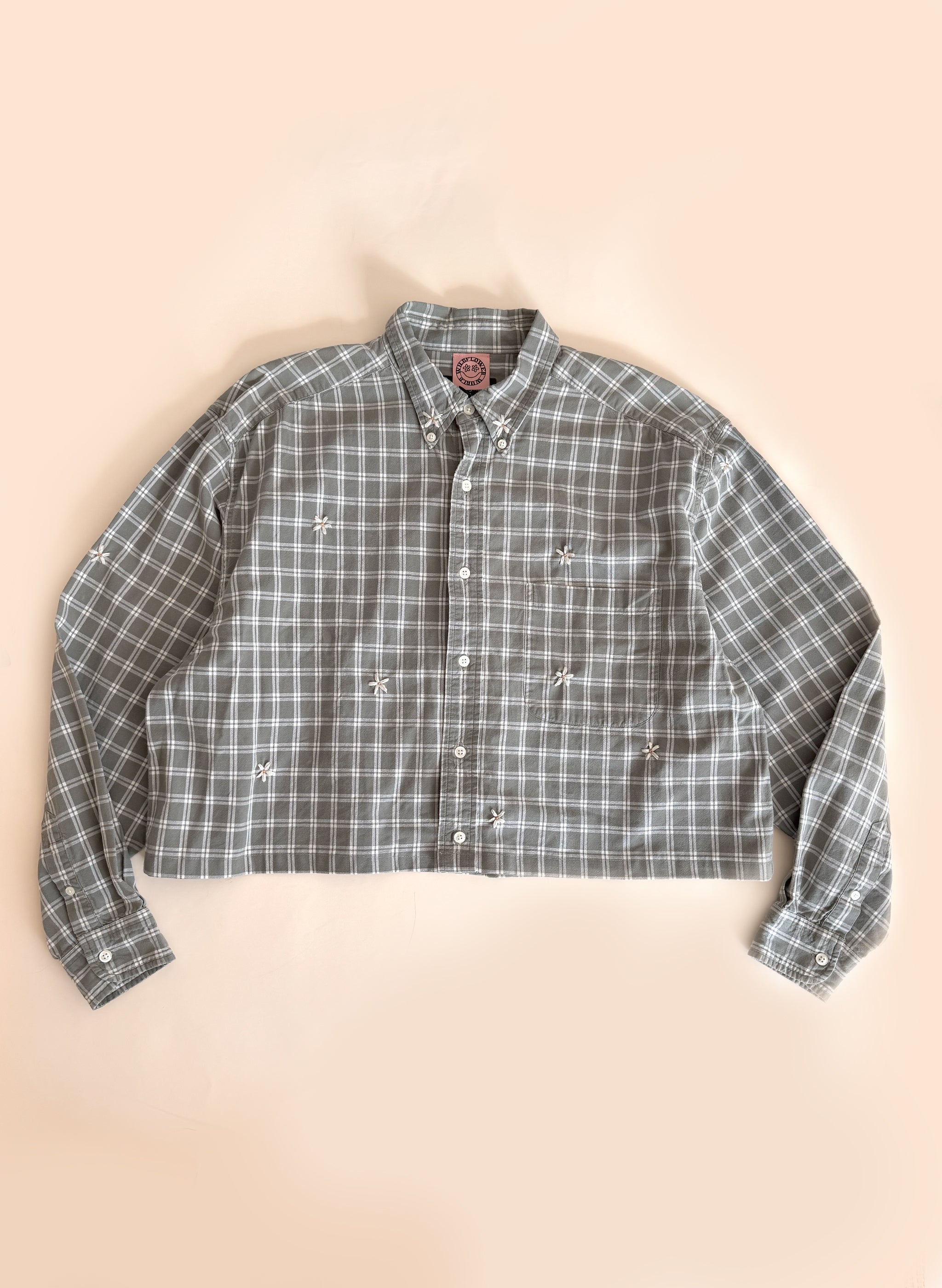 Reworked Crop Shirt - XL