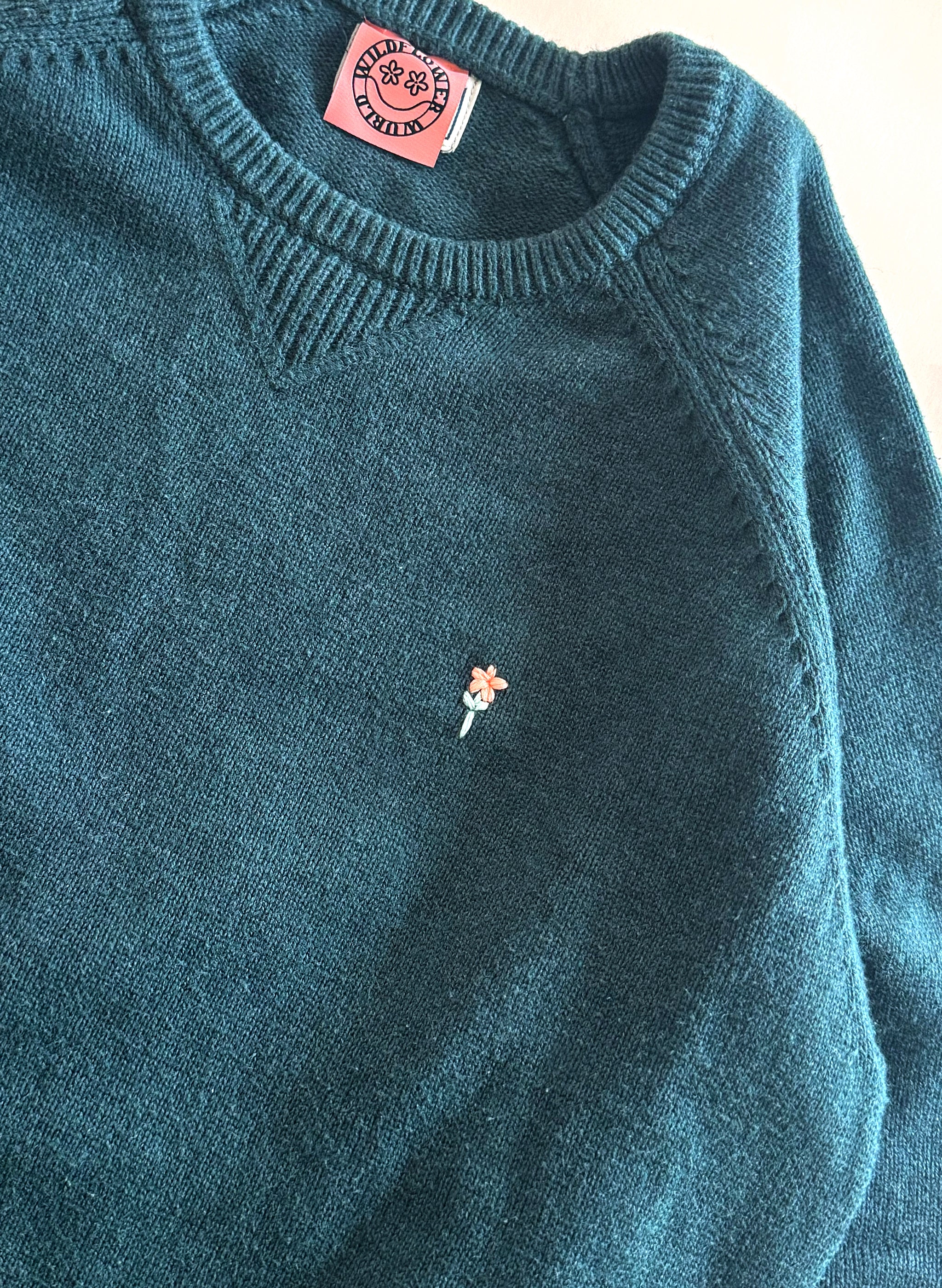 Wildflower Crewneck Sweater - L