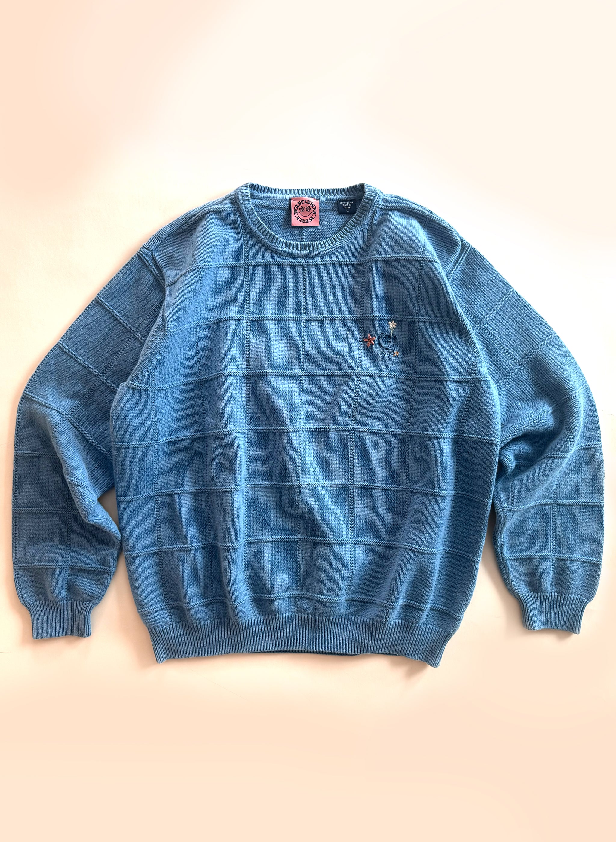 Wildflower Crewneck Sweater - L