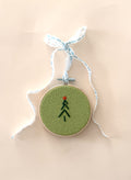 Holiday Tree Upcycled Ornament