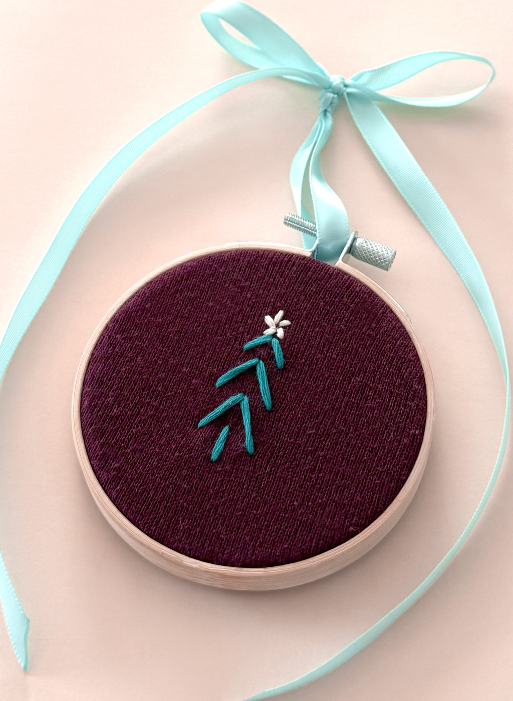 Holiday Tree Upcycled Ornament