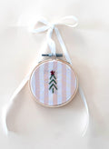 Holiday Tree Upcycled Ornament