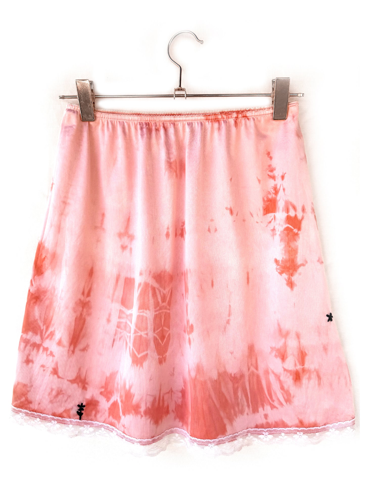 Hand-Dyed Mini Slip Skirt