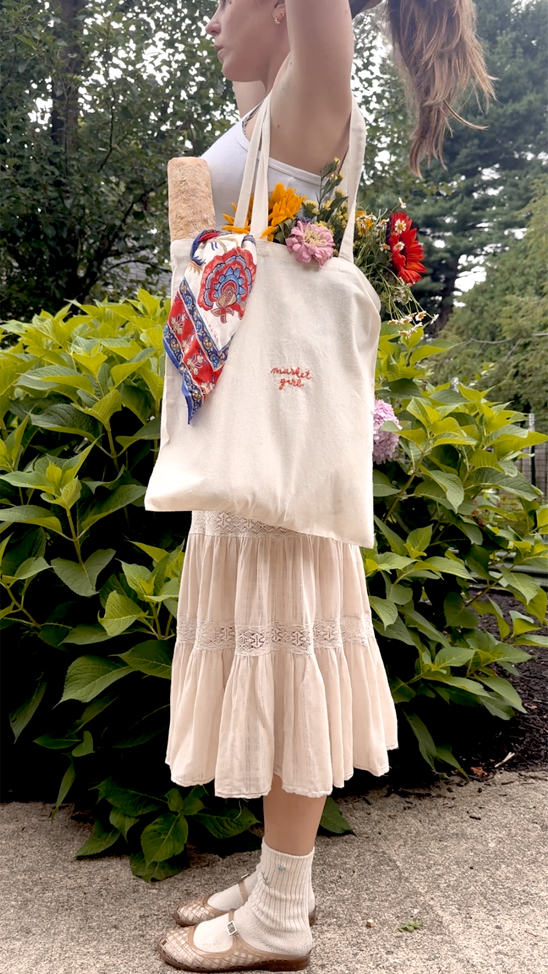 Market Girl Recycled Cotton Tote - TCM x ww