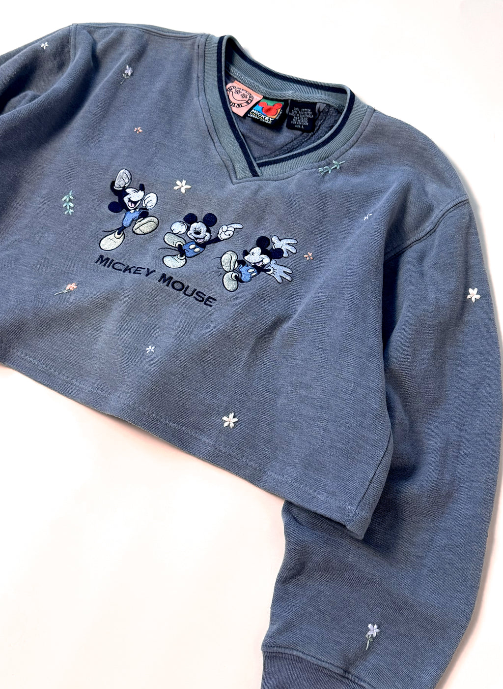 Mickey Mouse Cropped Pullover