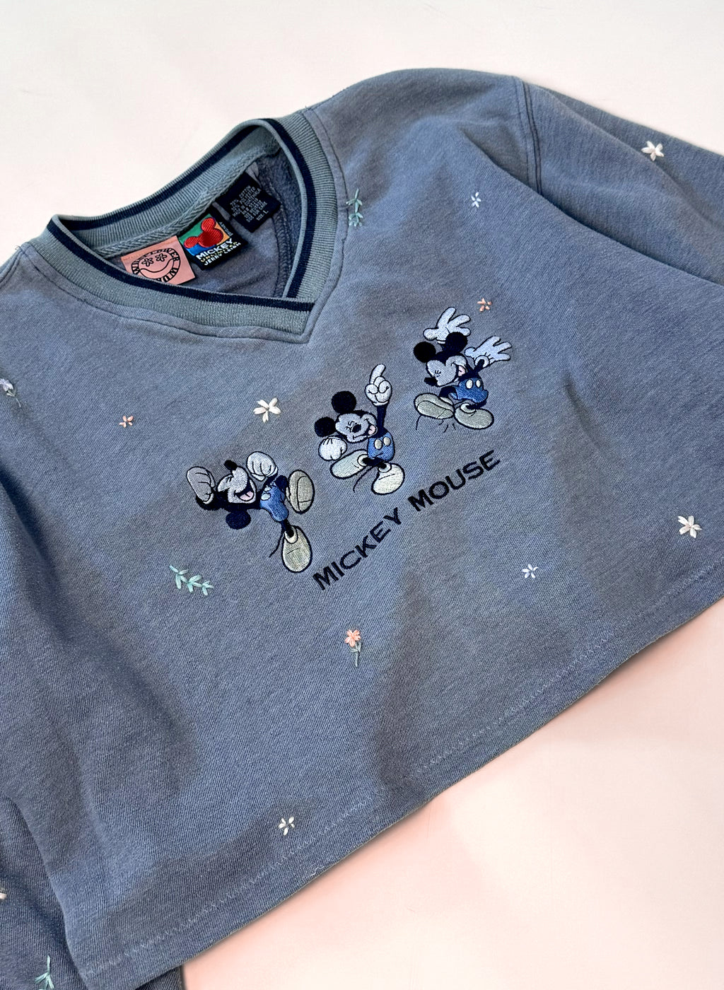 Mickey Mouse Cropped Pullover