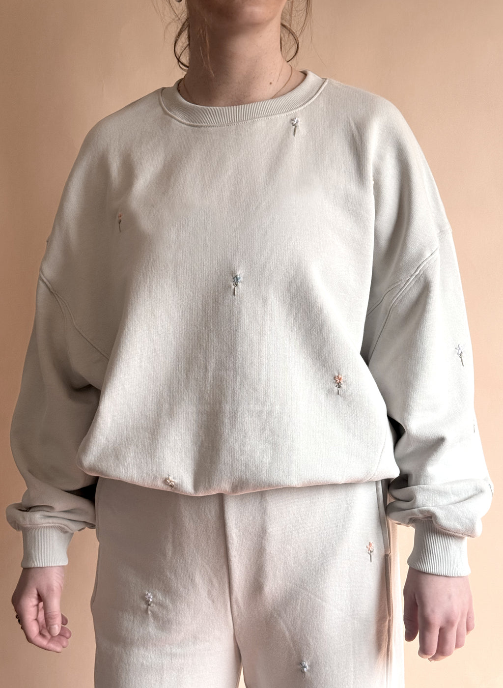 Organic Crewneck Pullover - Mist
