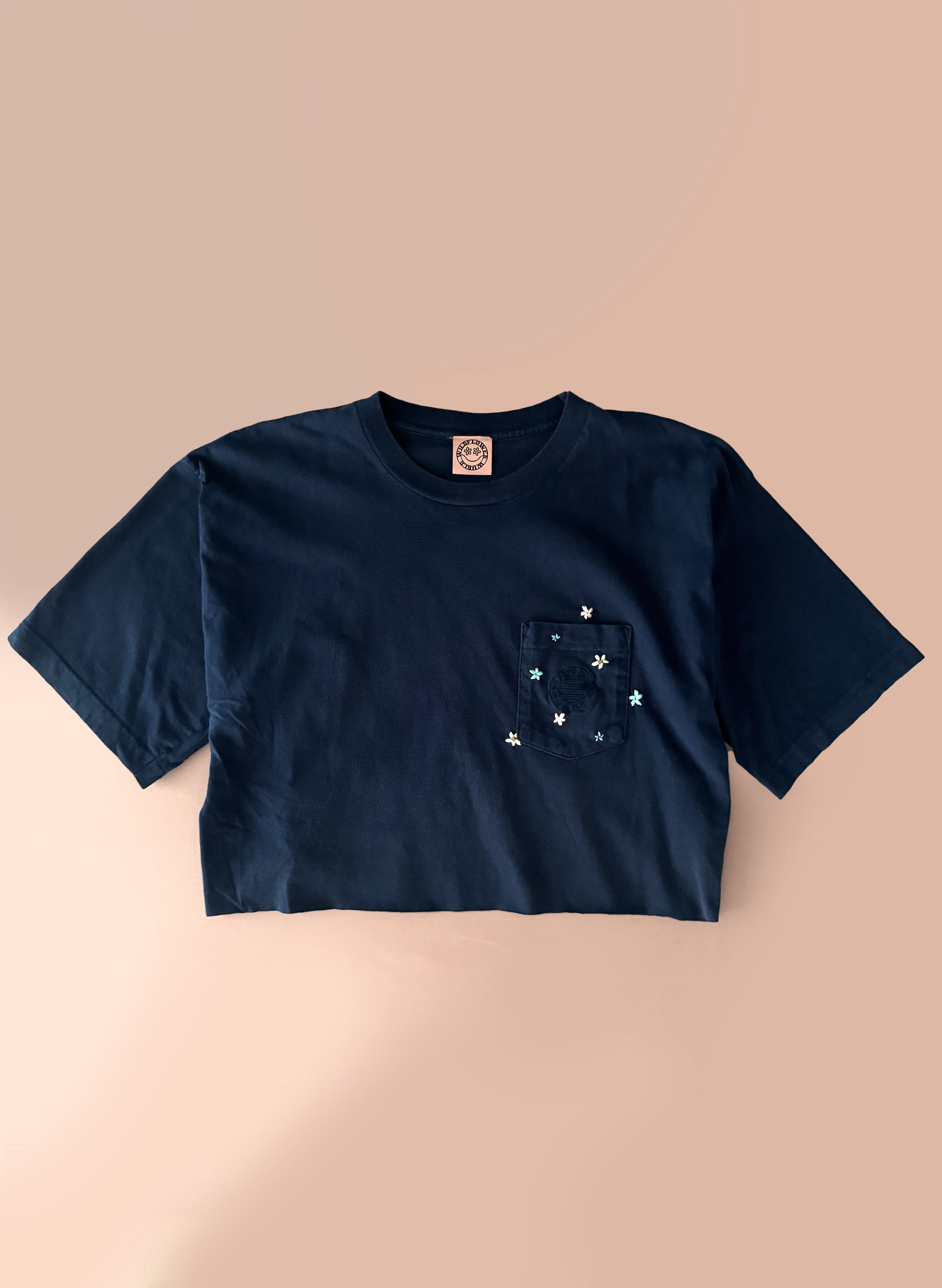 Wildflower Cropped Pocket T-Shirt (M/L)