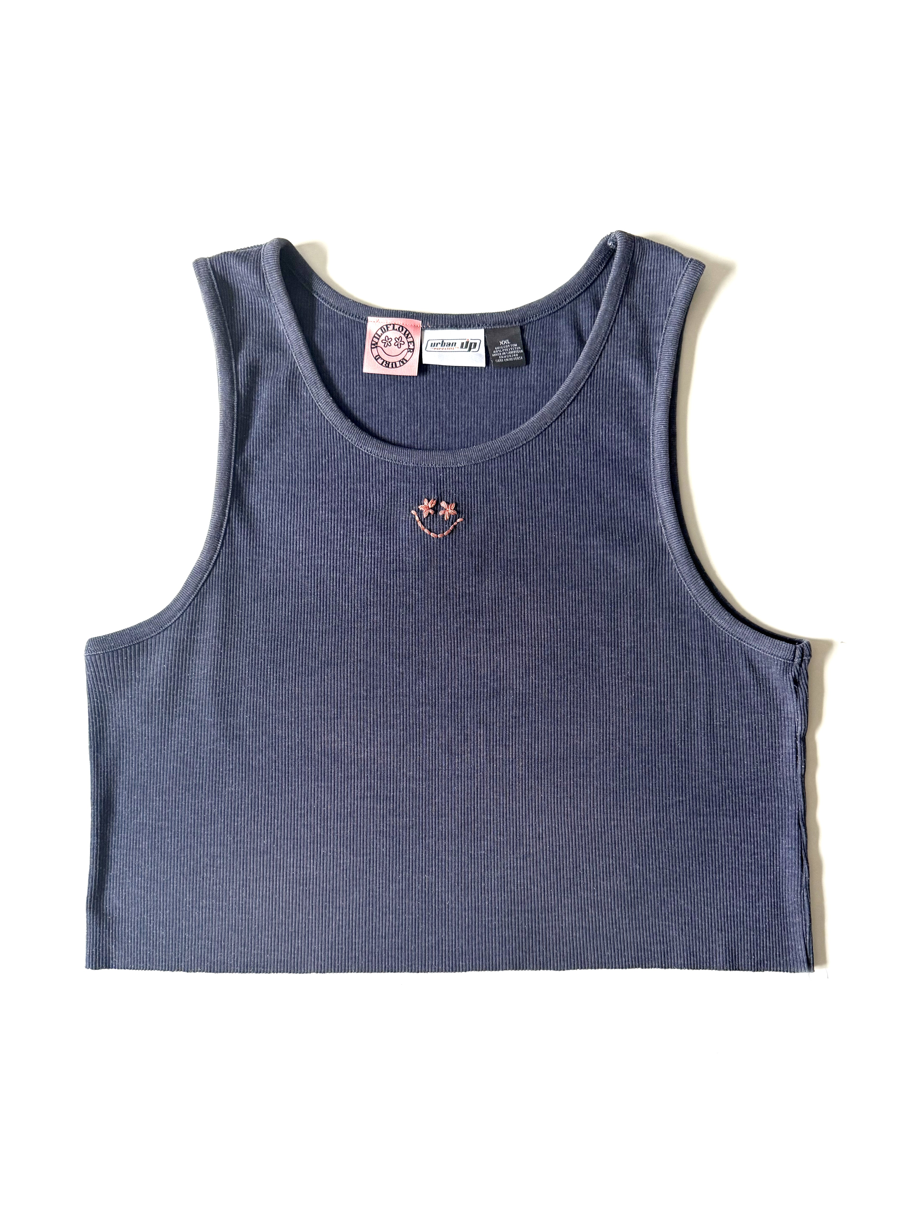 Smiley Cropped Tank (XL/2XL)