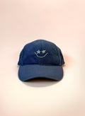 Wildflower Smiley Dad Hat - Navy Blue