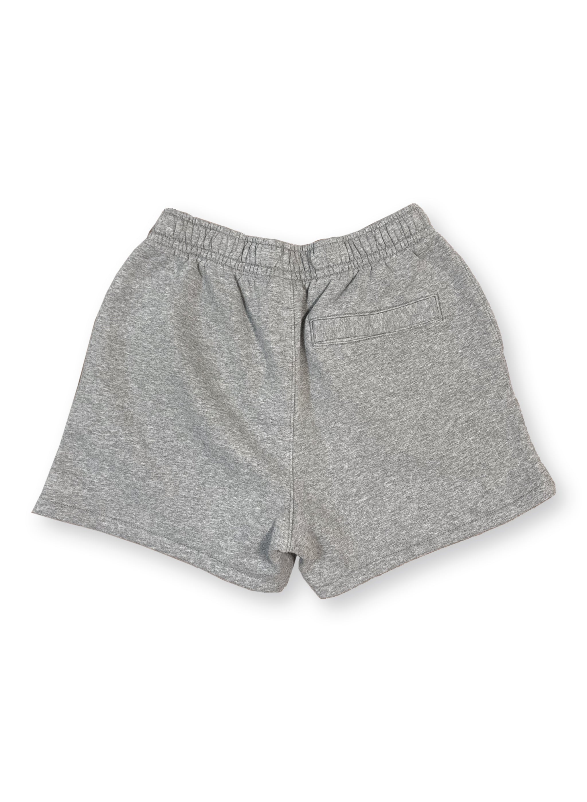 gray nike sweatshorts
