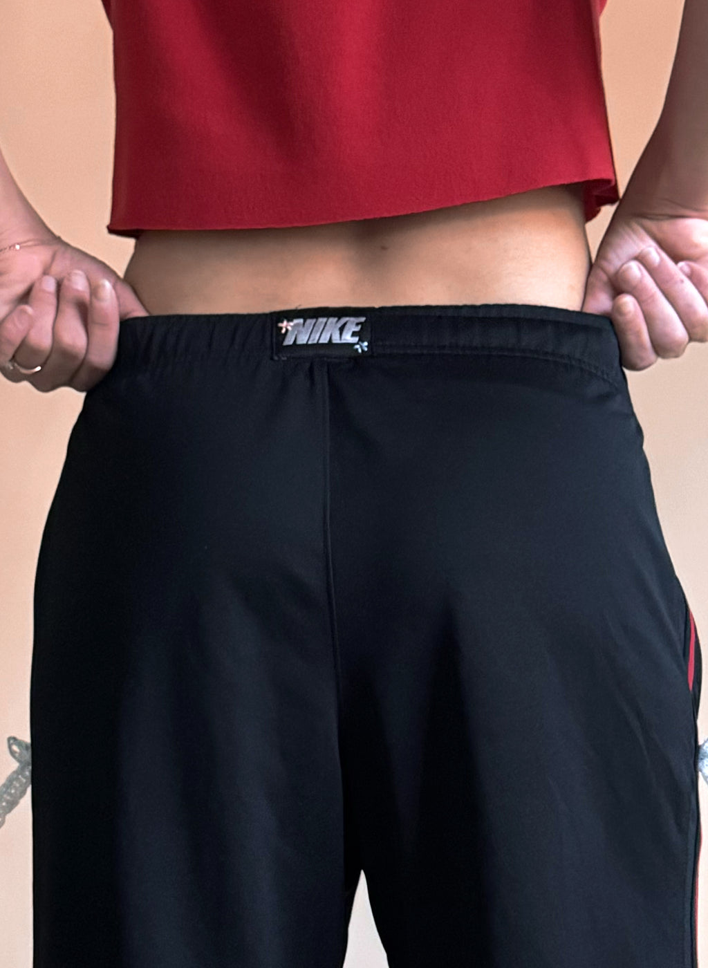 Nike Lace Ribbon Track Pants (S/M)