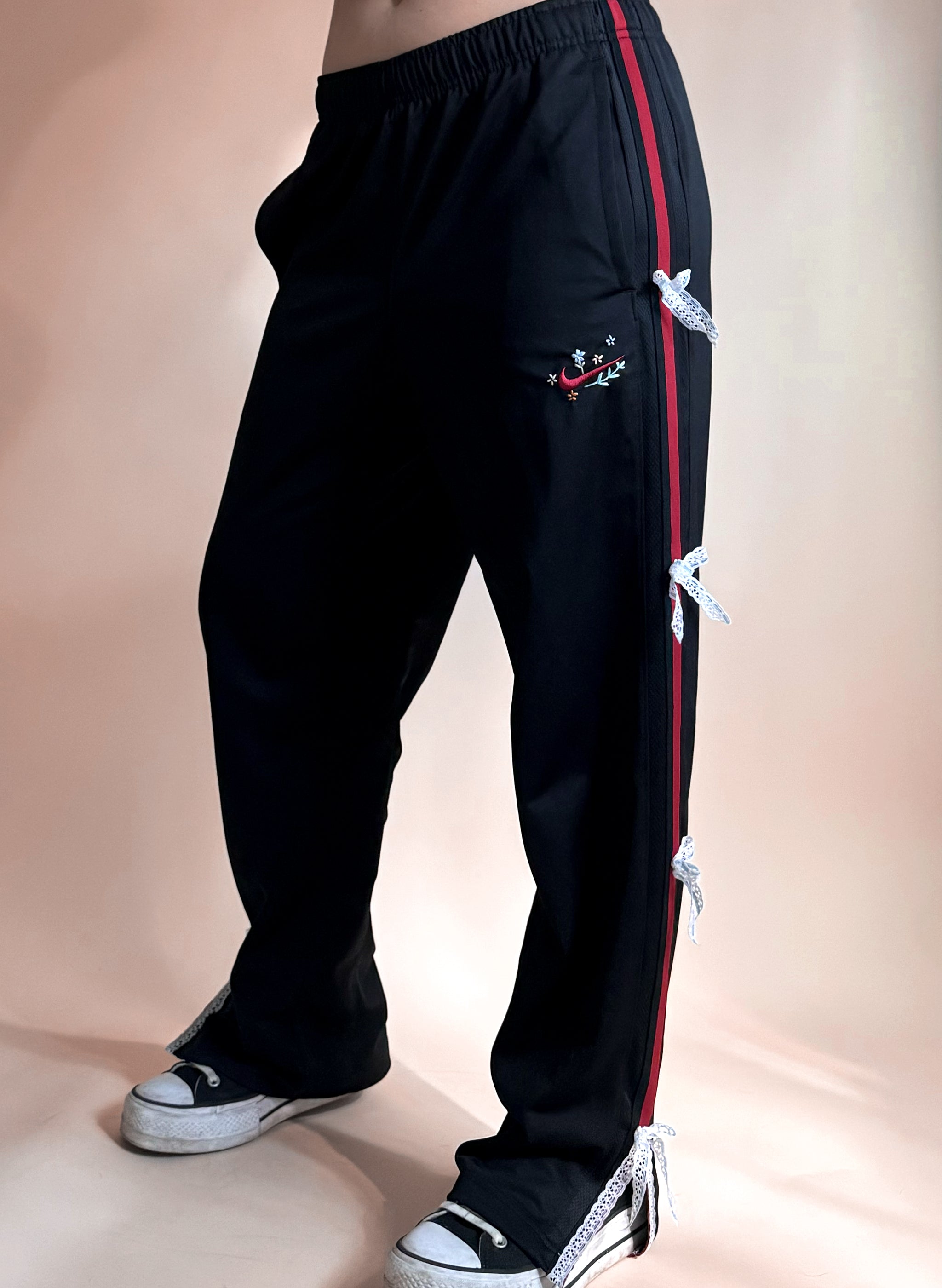 Nike Lace Ribbon Track Pants (S/M)