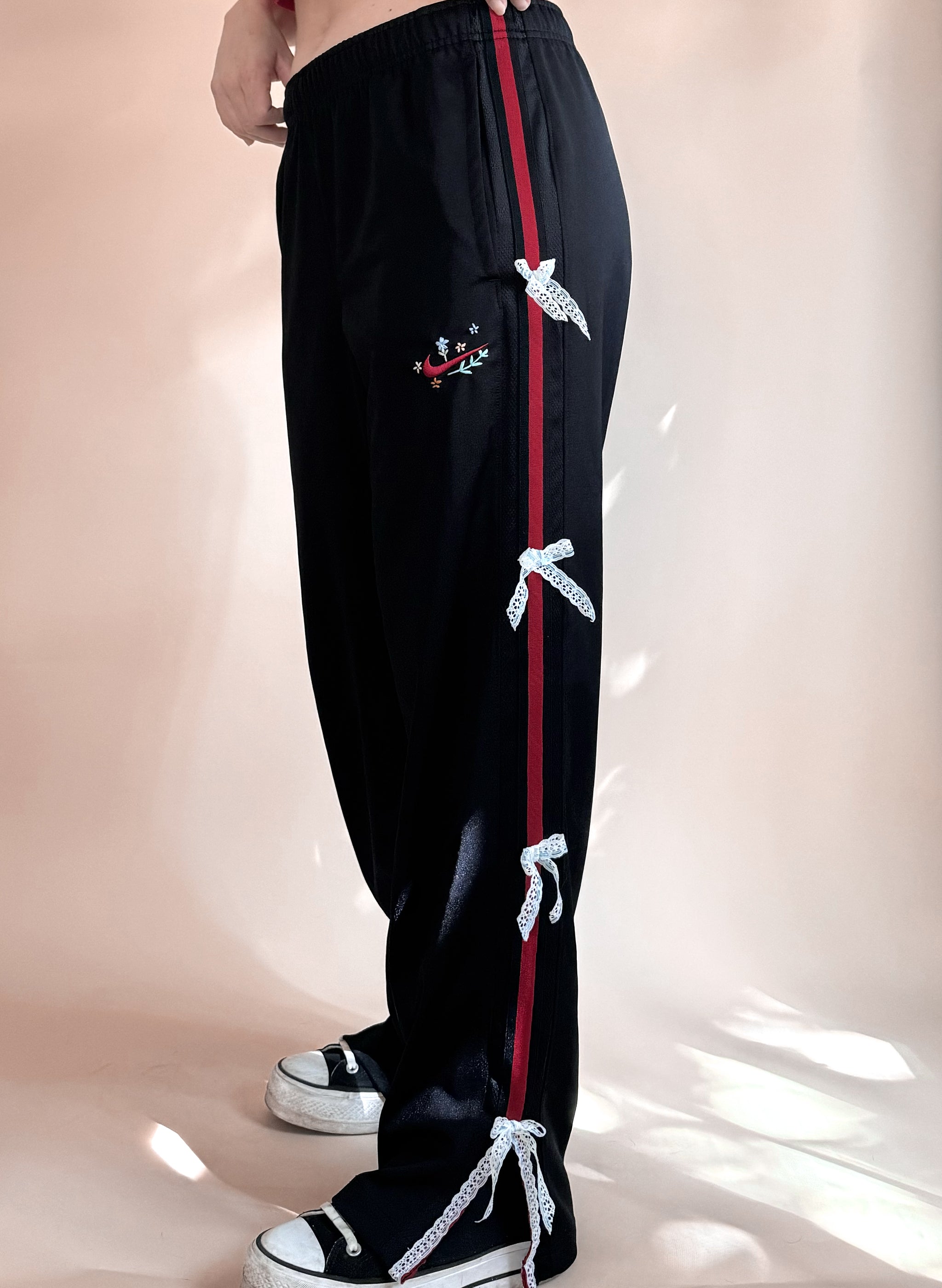 Nike Lace Ribbon Track Pants (S/M)