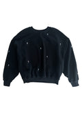 Organic Crewneck Pullover - Black