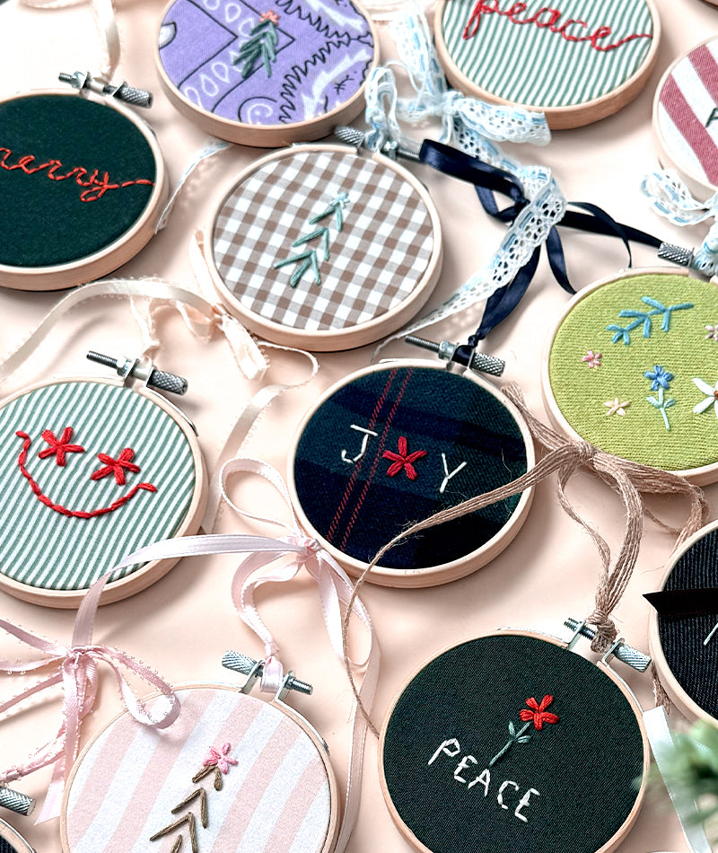 Holiday Tree Upcycled Ornament