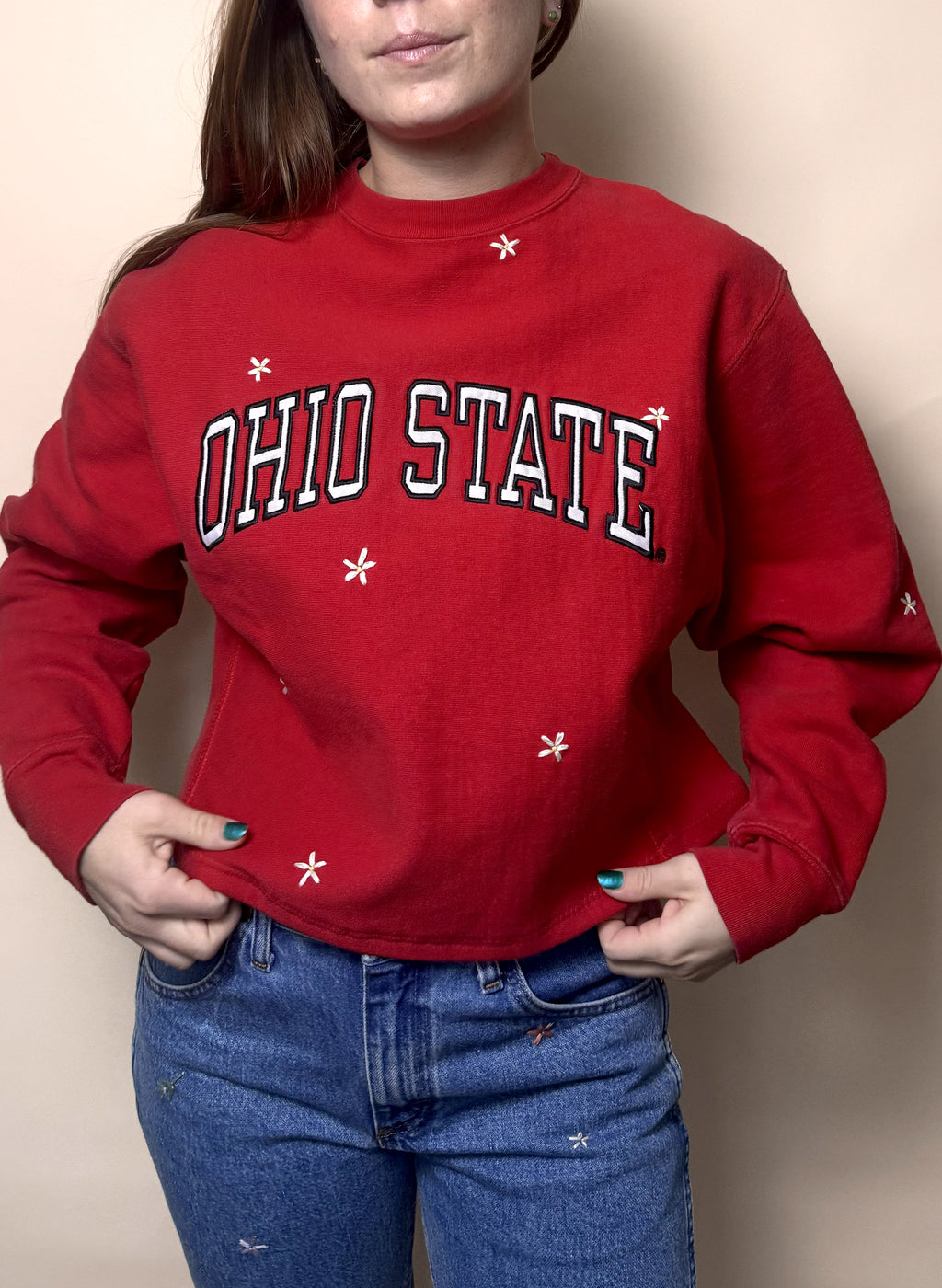 OSU Cropped Pullover
