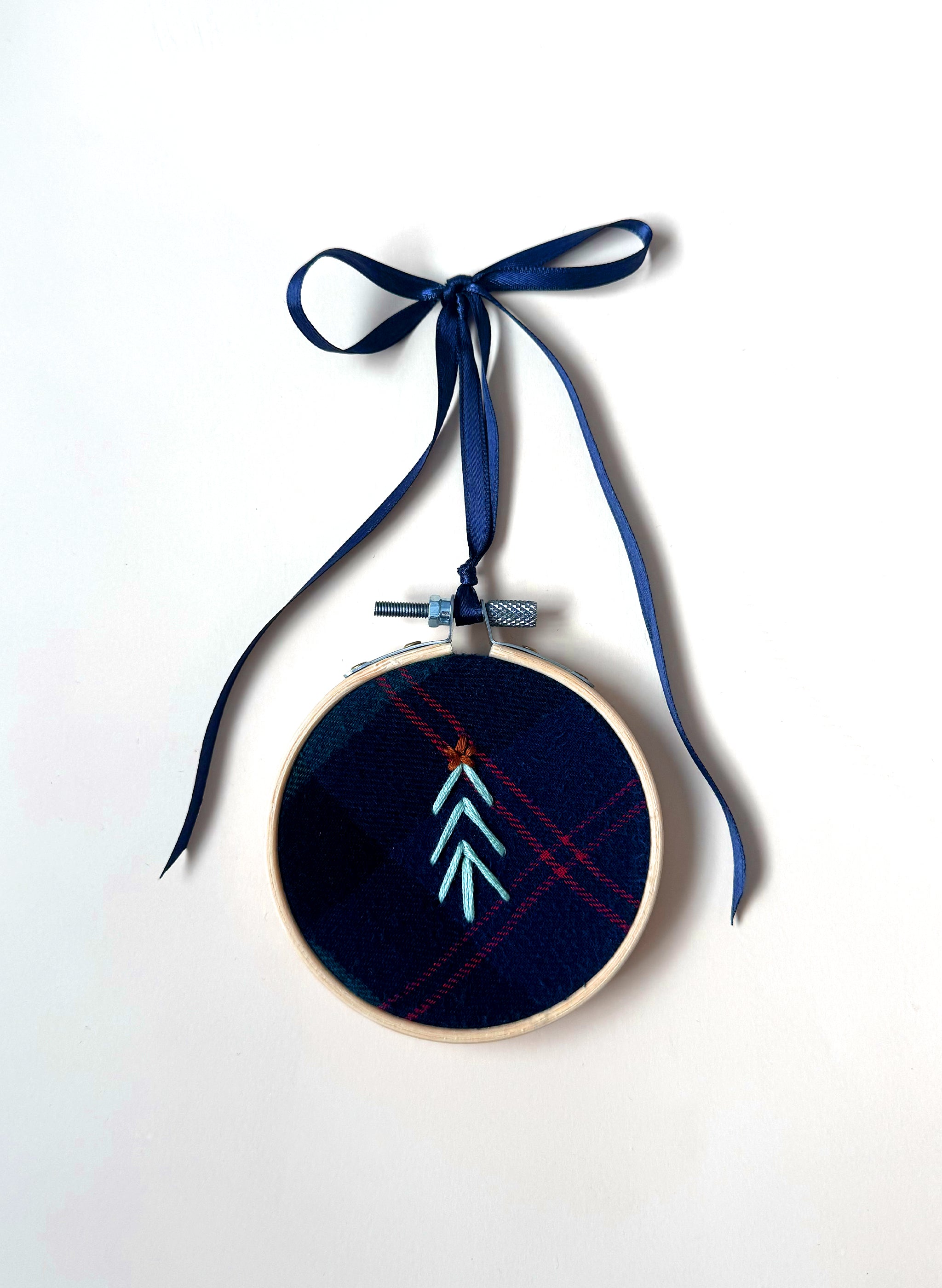 Holiday Tree Upcycled Ornament