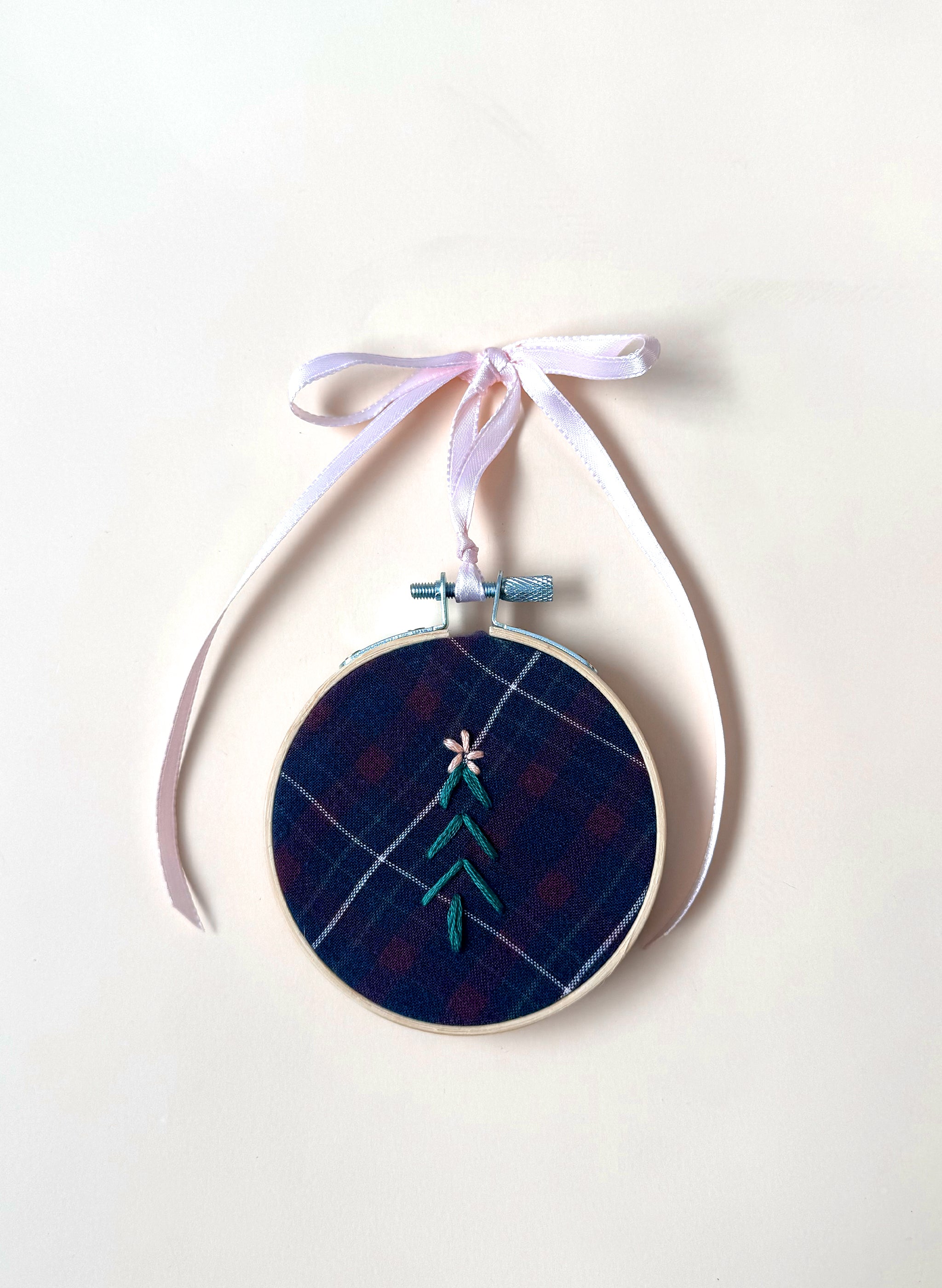 Holiday Tree Upcycled Ornament