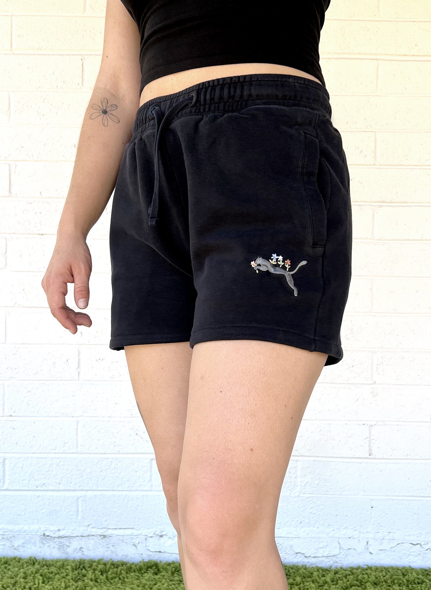 Reworked Mini Wildflower Sweatshorts