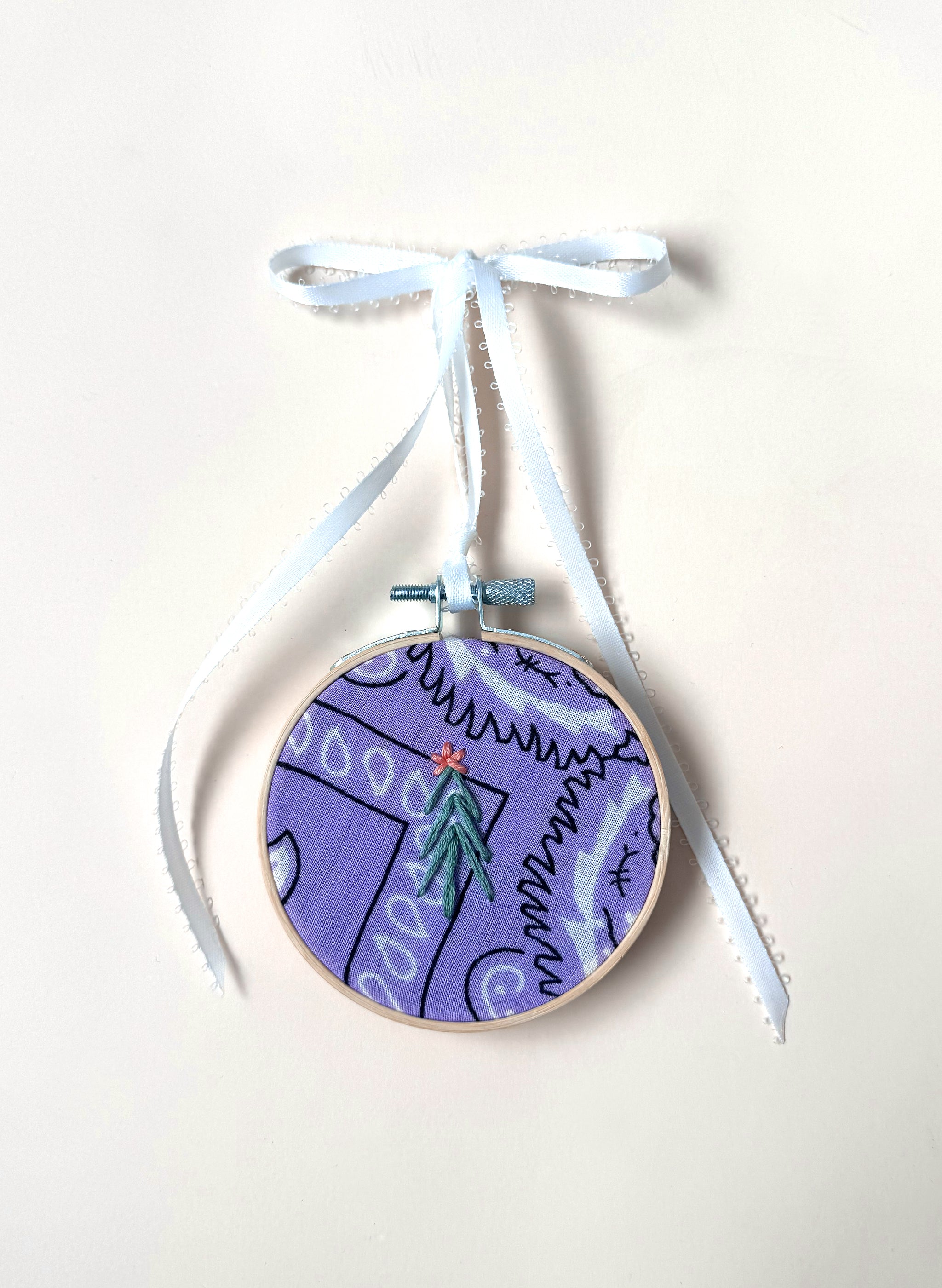 Holiday Tree Upcycled Ornament