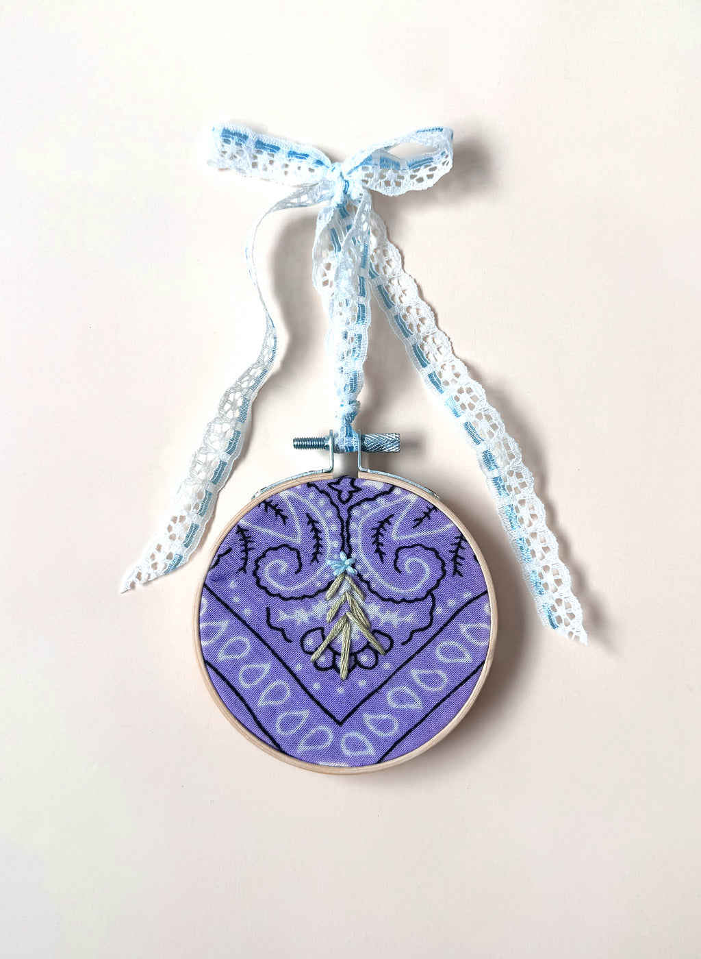 Holiday Tree Upcycled Ornament