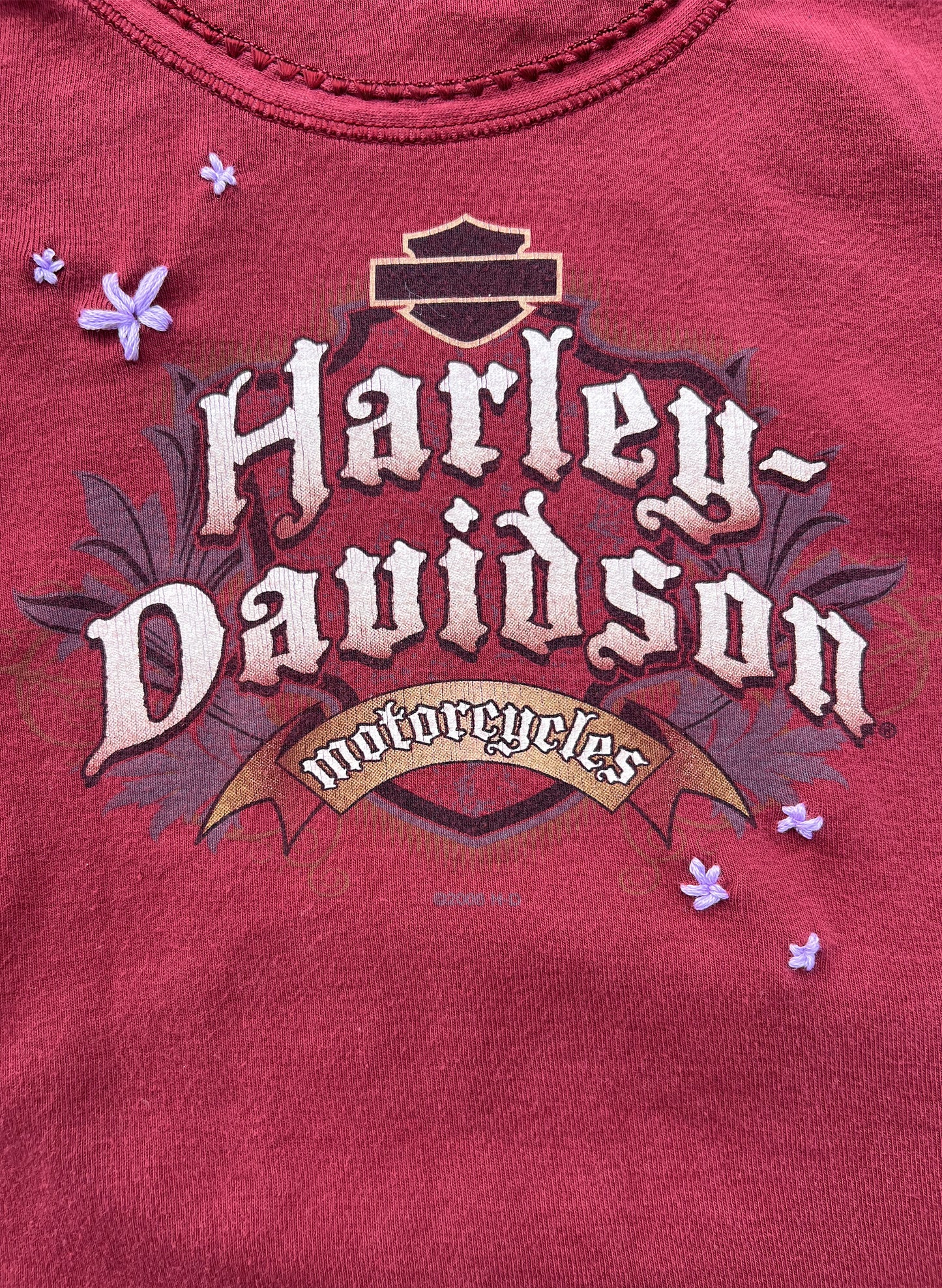 Harley Davidson LS Cropped Tee - High Desert
