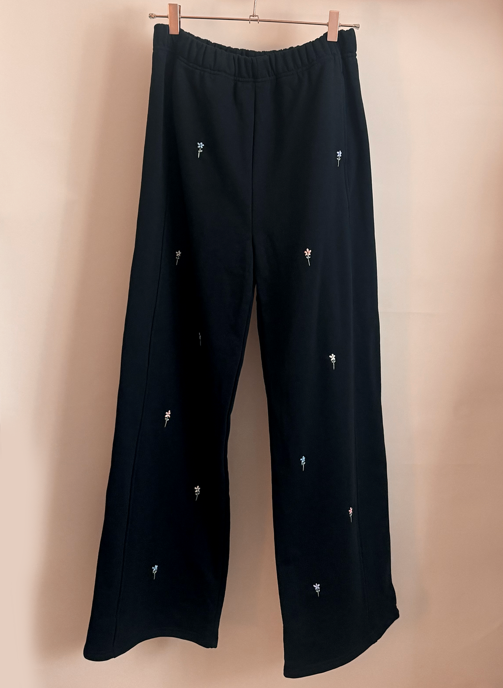 Organic Wide Leg Pants - Black