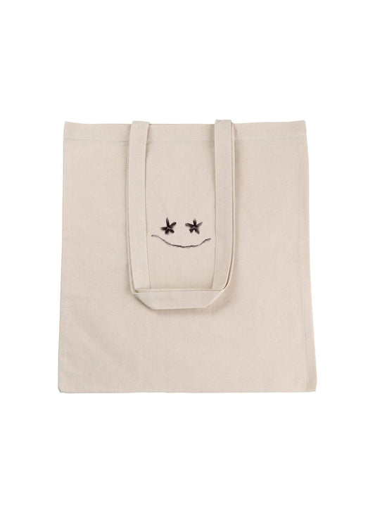 Smiley Recycled Cotton Tote