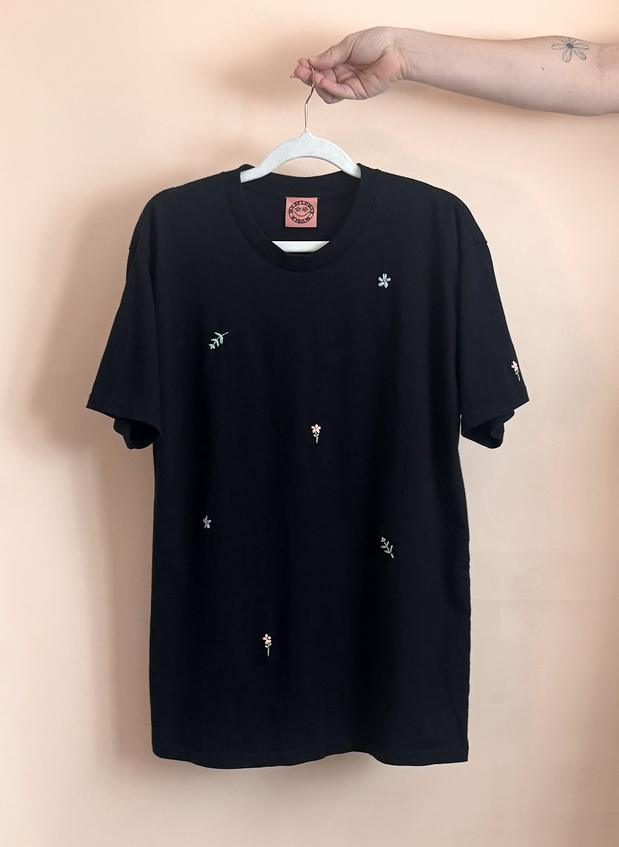 Meadow Organic T-Shirt - Black