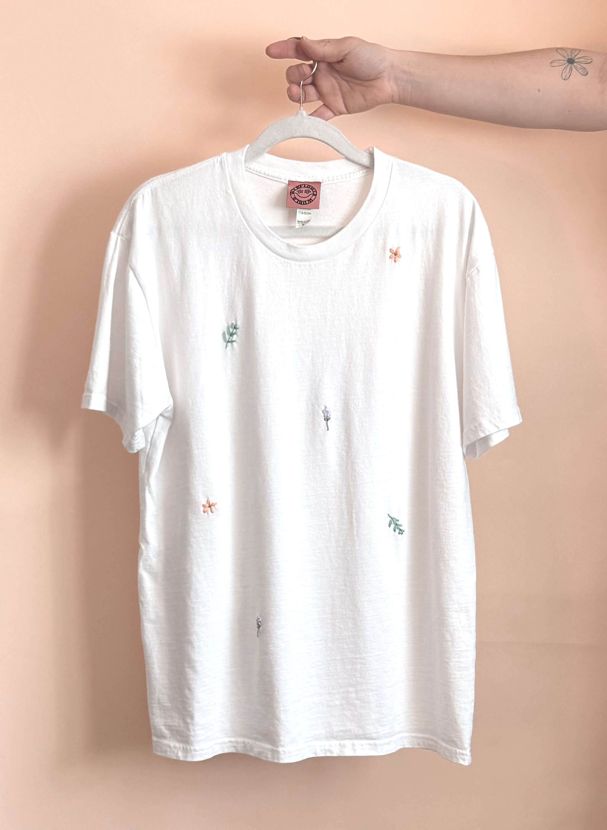 Meadow Organic T-Shirt - White
