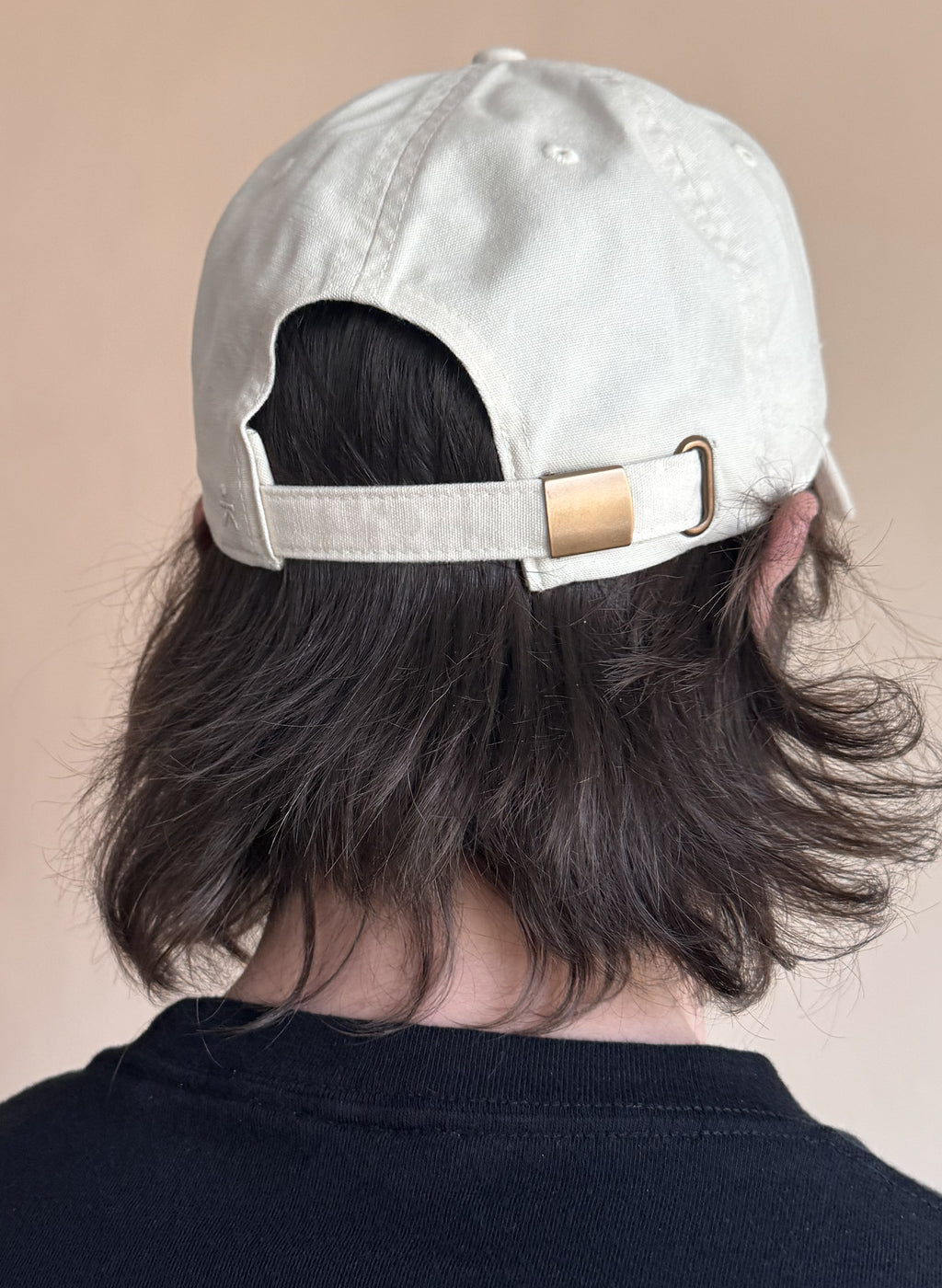 Wildflower Smiley Organic Dad Hat - Stone
