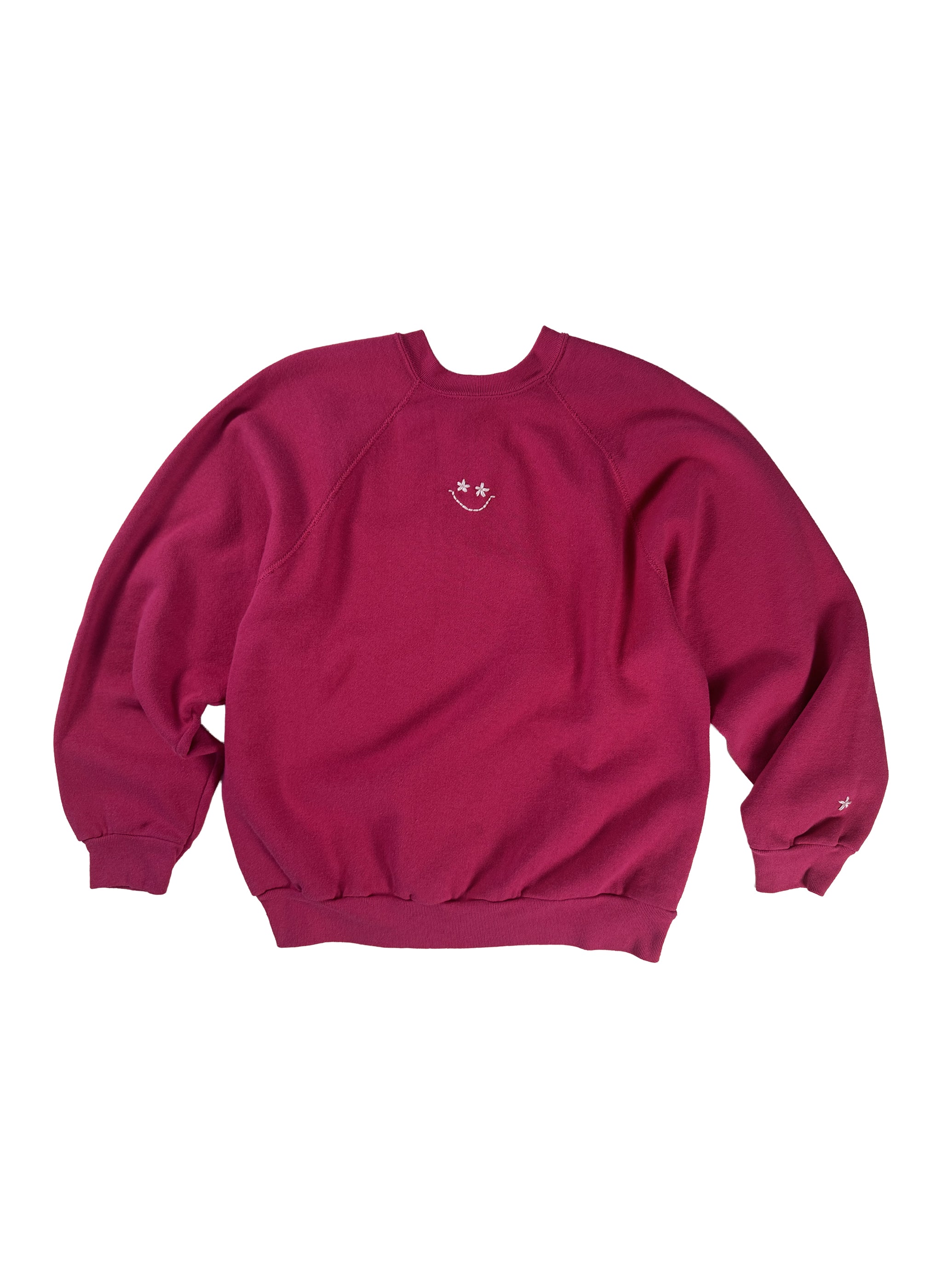 Wildflower Smiley Pullover (L)