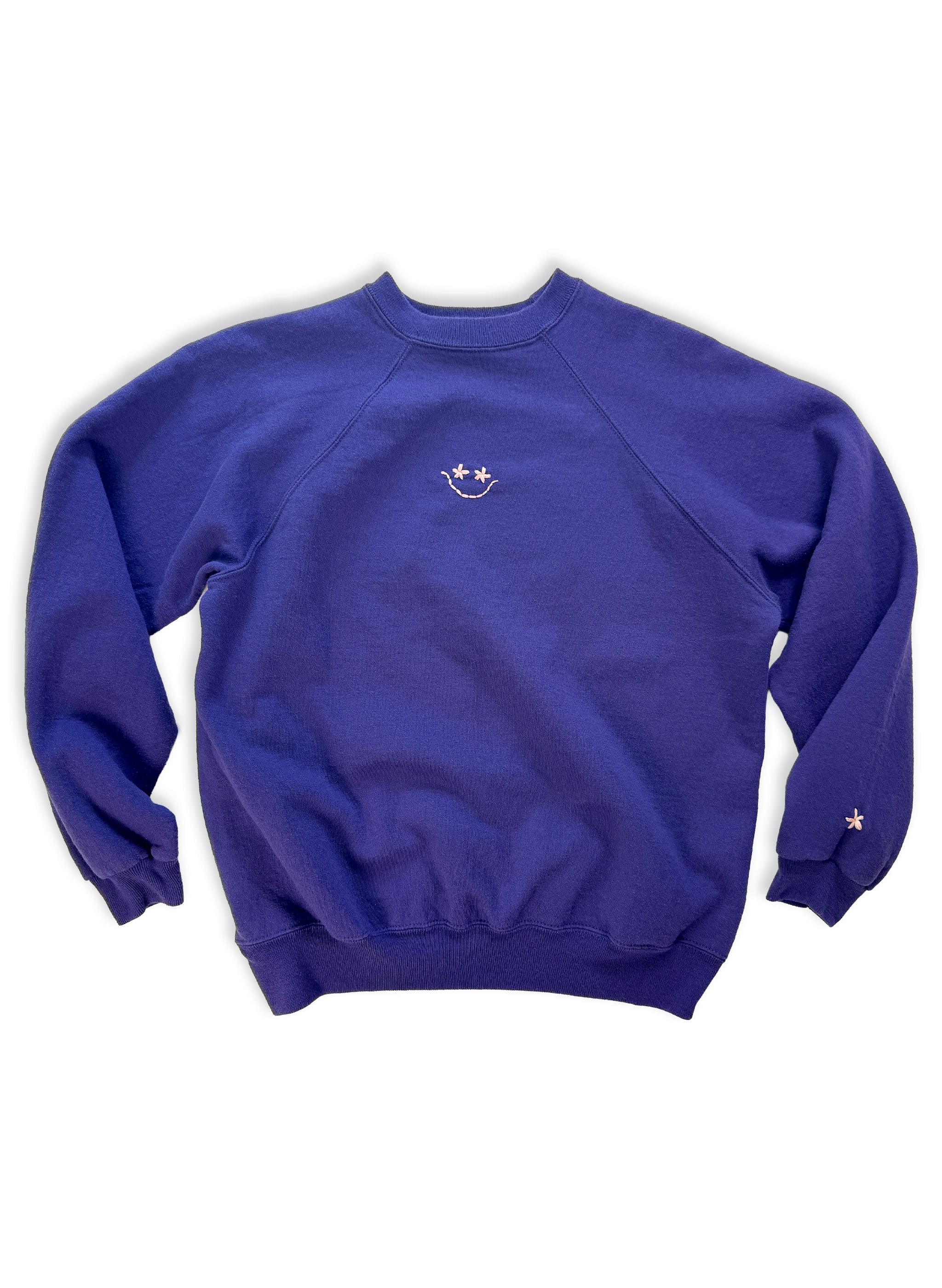 Wildflower Smiley Pullover (M)