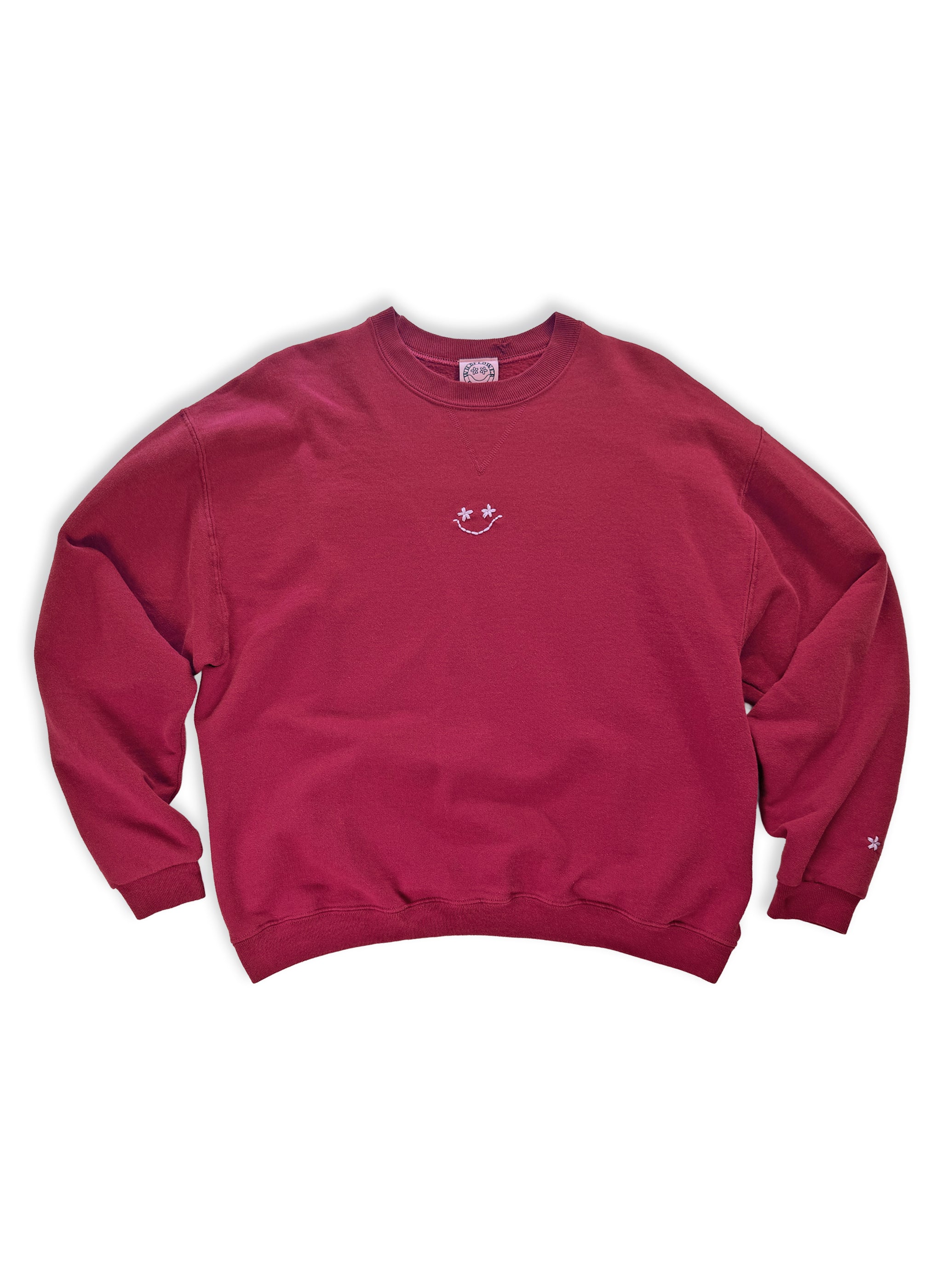 Wildflower Smiley Pullover (L)