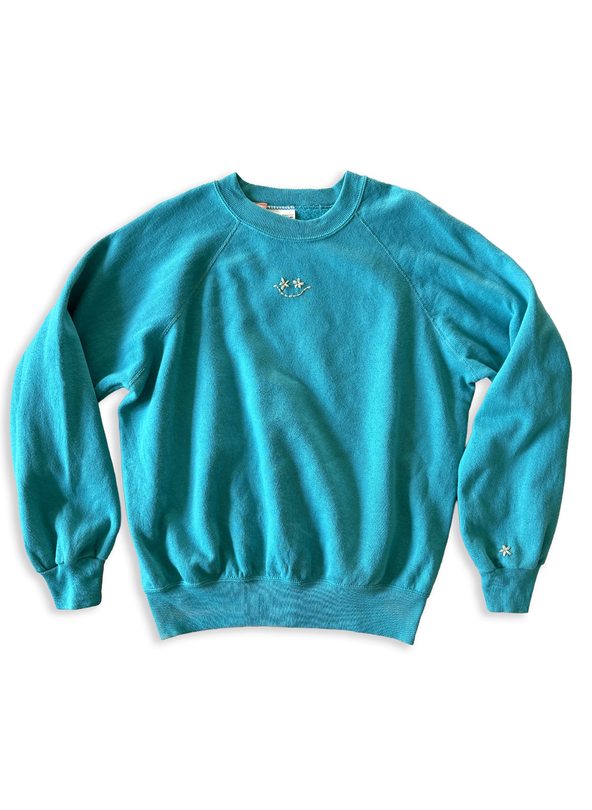 Wildflower Smiley Pullover (M)