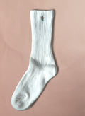 Wildflower Sprig Organic Socks - White