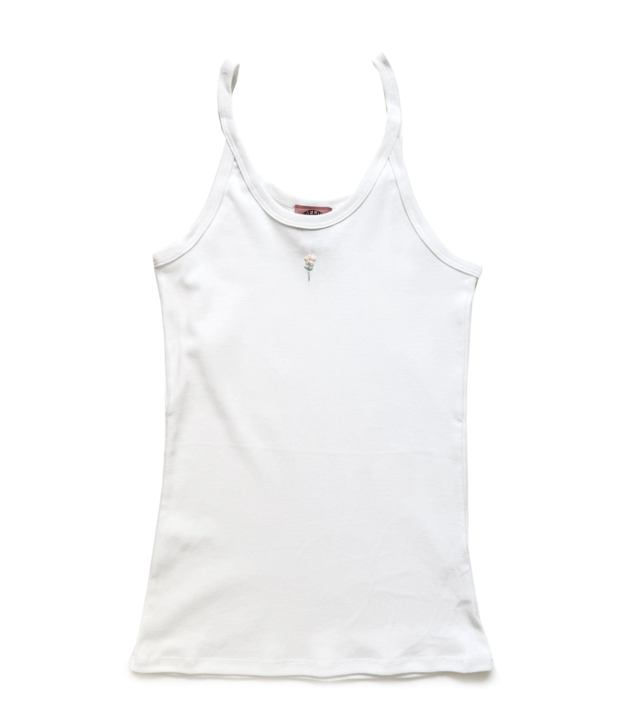 Organic Wildflower Tank - White