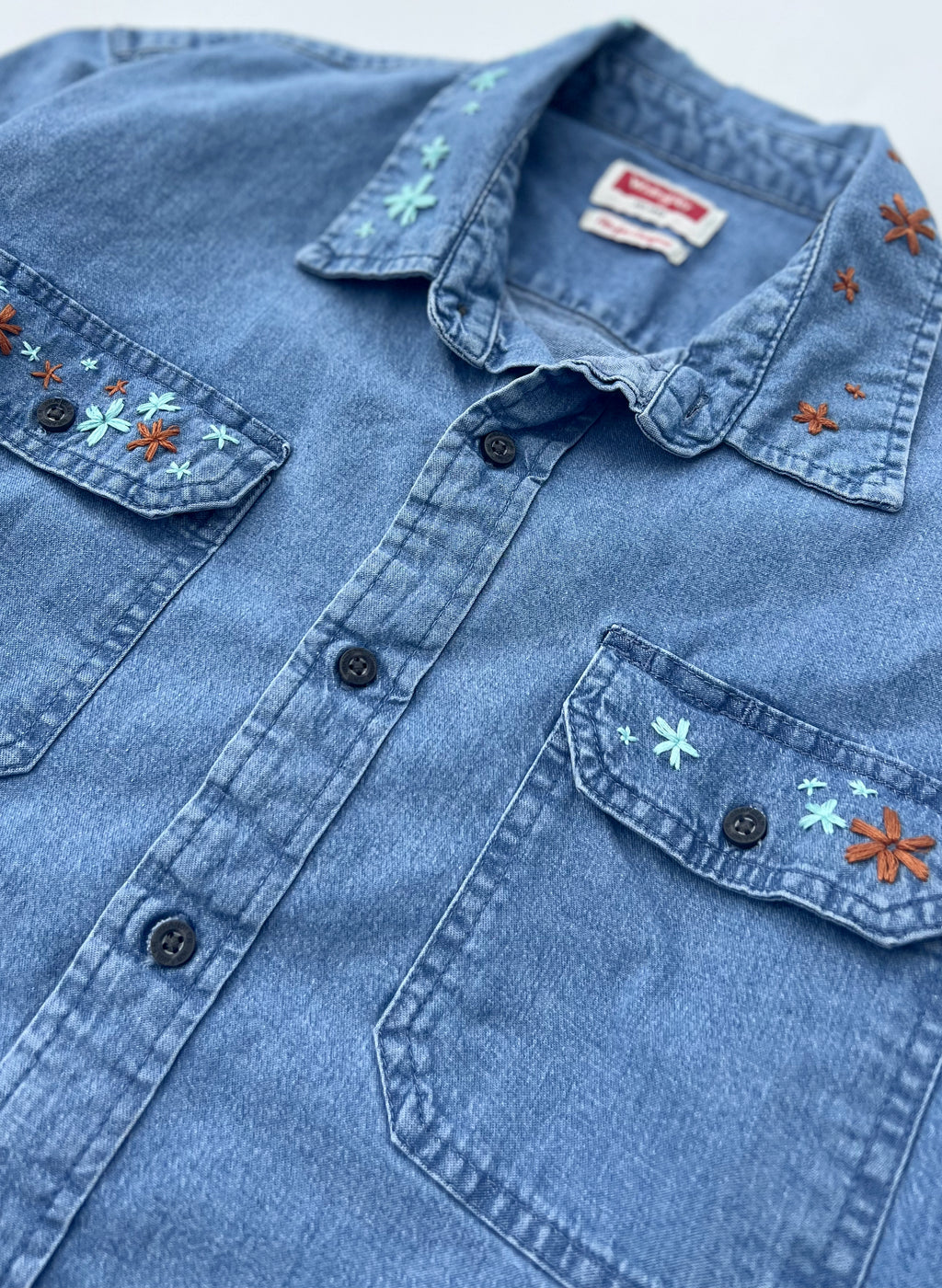 Wrangler SS Denim Pocket Shirt