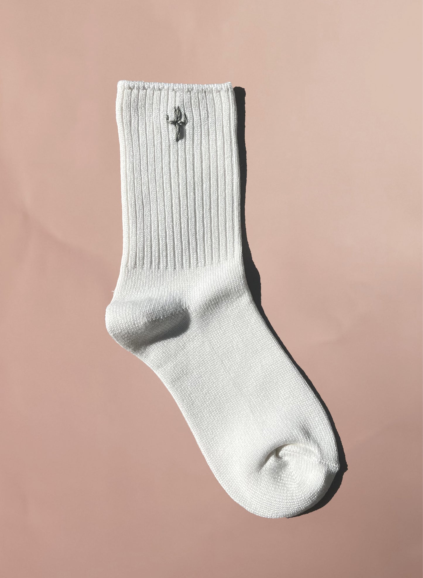 Organic Cactus Socks - White